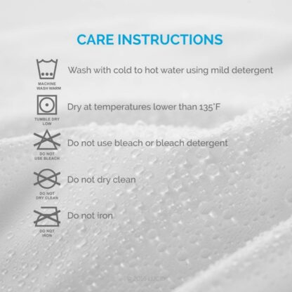 Anti-Mite and Anti-Bug Zippered Pillow Protector - Image 3