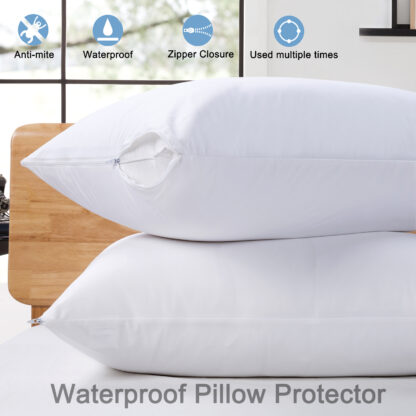 Waterproof and Bed Bug-Free Pillow Cover - Image 3
