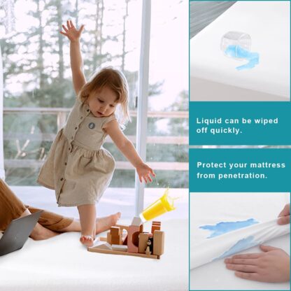 Zippered Bed Bug Waterproof Mattress Protector - Image 4