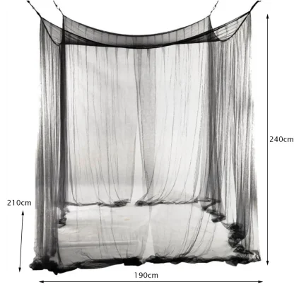 Elegant Four-Door Mosquito Net Canopy - Image 7