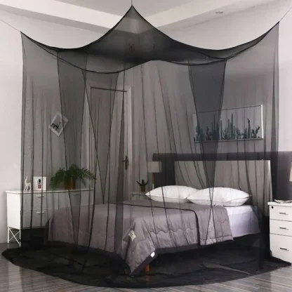 Elegant Four-Door Mosquito Net Canopy